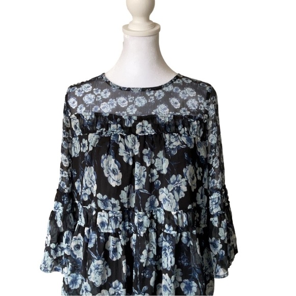 Lucky Brand Boho Floral Blouse - Picture 3 of 15